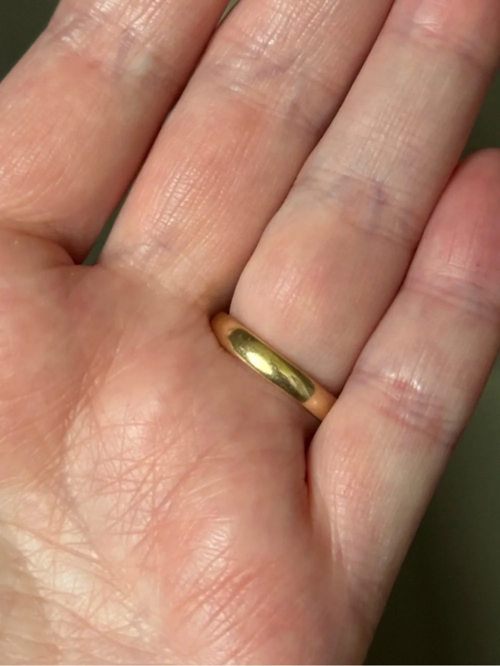 Antique Tiffany & Co. 18k Yellow Gold Wedding Band Ring 1900’s 6.5 Comfort Fit - Picture 8 of 13